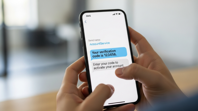 Fast and Safe Account Creation via SMS Activation